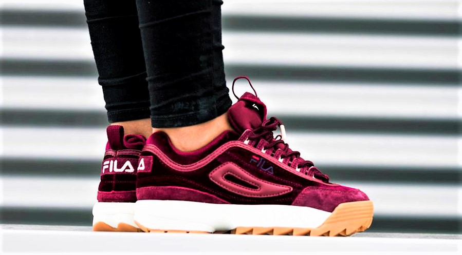 fila chaussure homme bordeaux