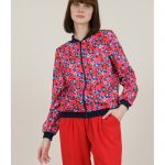 blouson-zippe-imprime-a-fleurs 39,95€