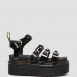 Sandale Blaire II Chain patent platform strap